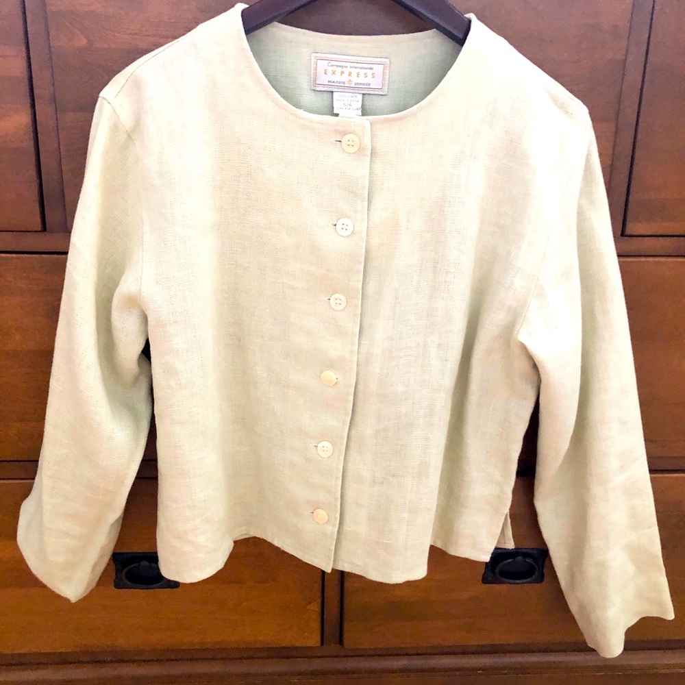Campagnie Internl. Express 100% linen shirt